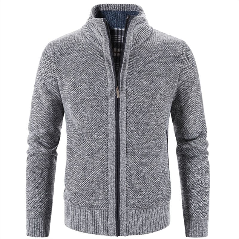 Cambridge Knit Zip Cardigan