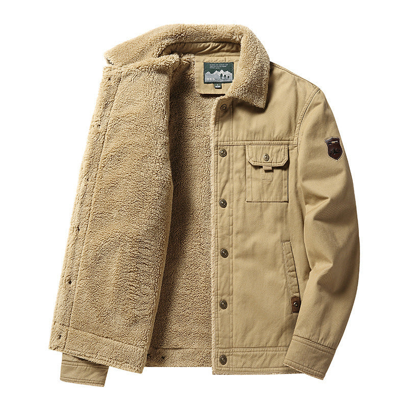 Men’s Sherpa-Lined Denim Jacket