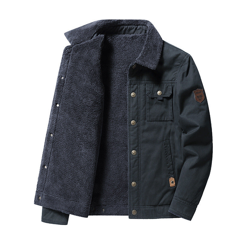 Men’s Sherpa-Lined Denim Jacket