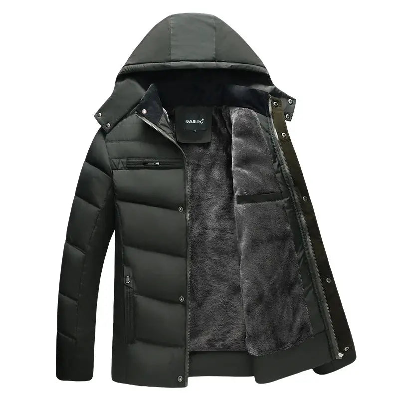 Men’s Sherpa-Lined Puffer Jacket