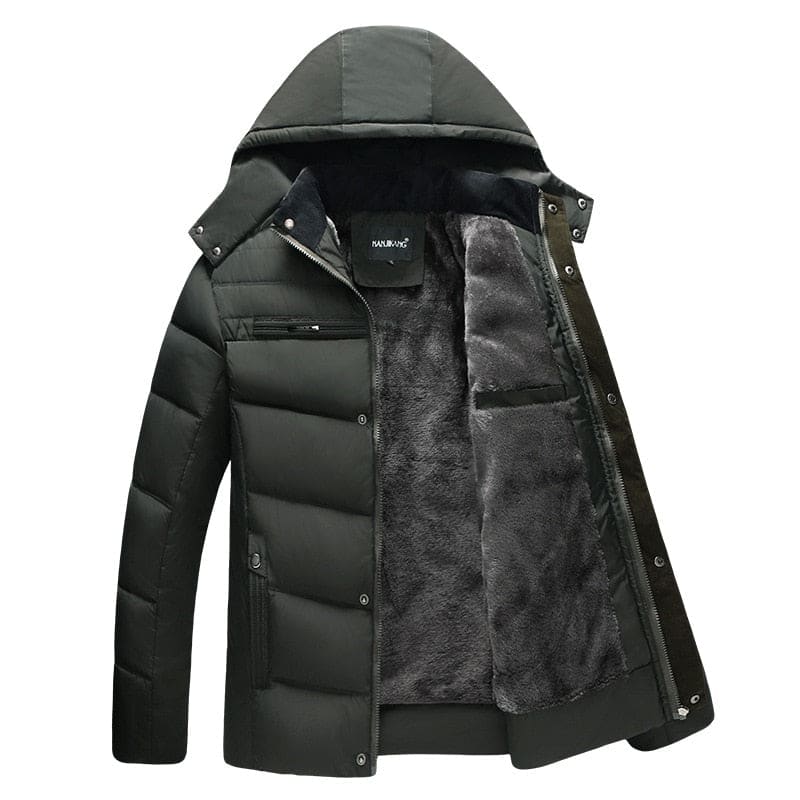 Men’s Sherpa-Lined Puffer Jacket
